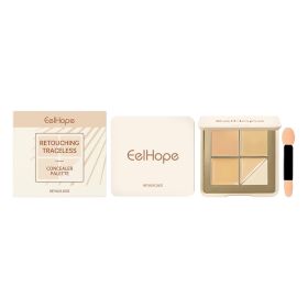 Eelhope Concealer Tray Powder Delicate Natural Light Cover Soft Moisturizing Skin Moisturizing Concealer Tray